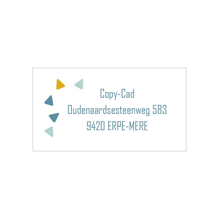 Gepersonaliseerde adresetiketten