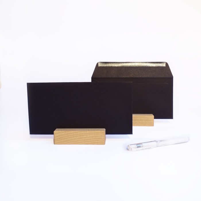 Enveloppe DL zwart
