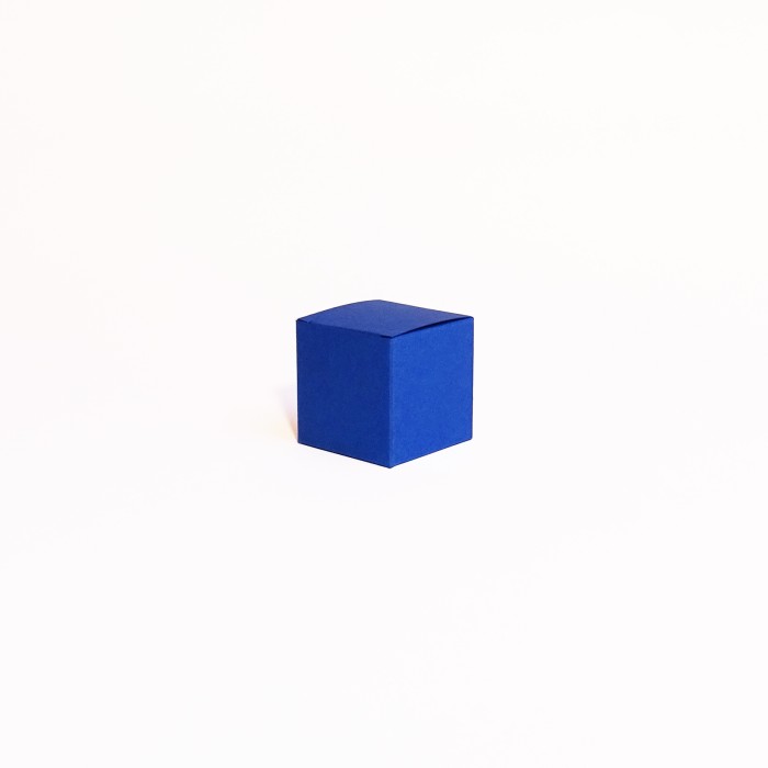 Kubusdoosje donkerblauw