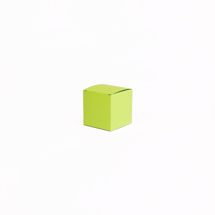Kubusdoosje grasgroen