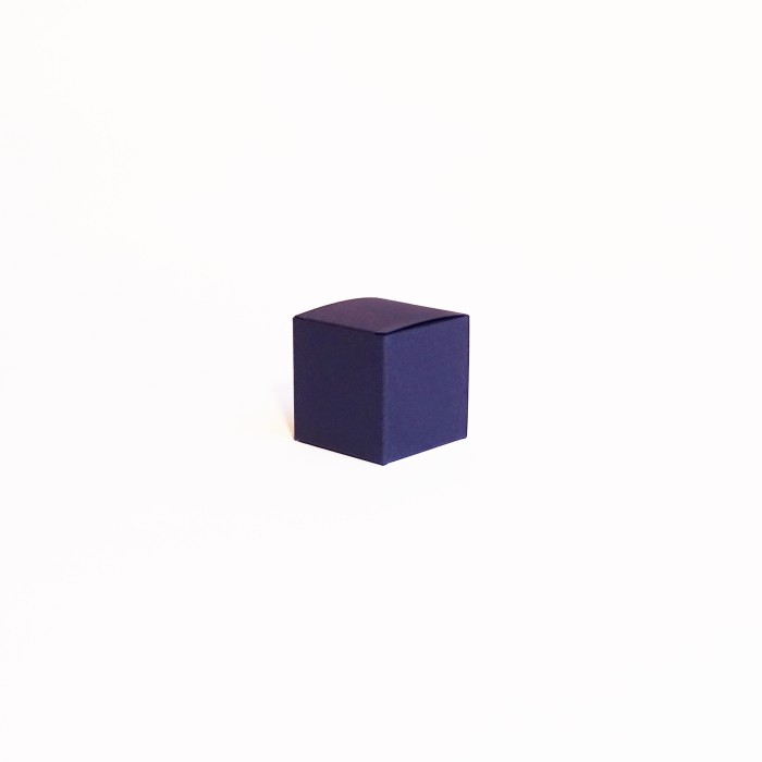 Kubusdoosje nachtblauw