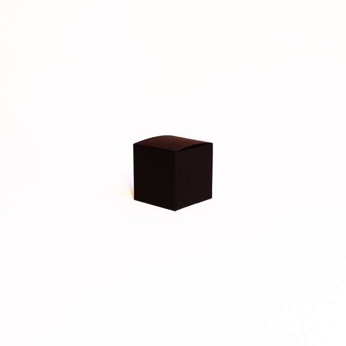 Kubusdoosje zwart
