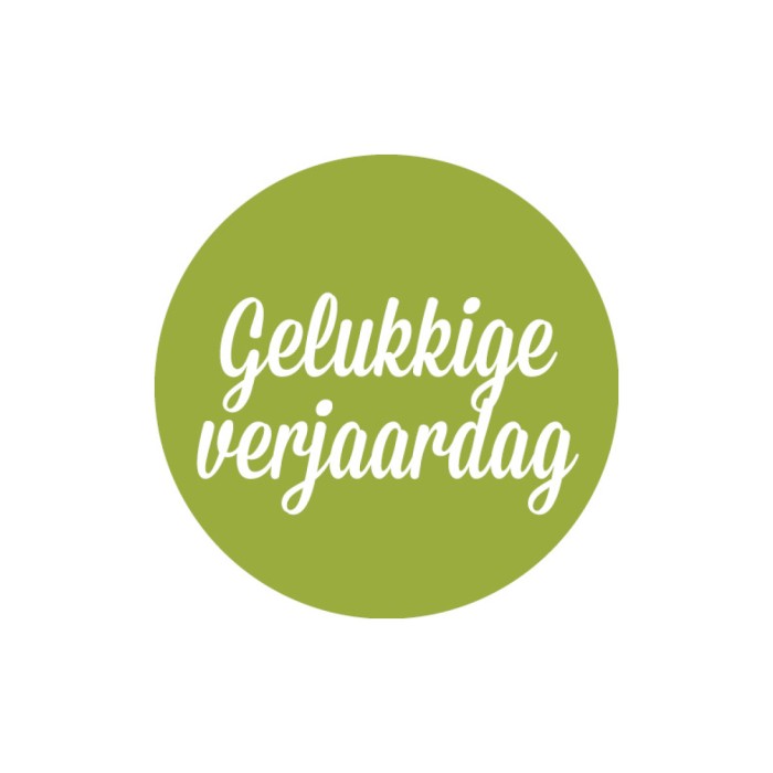 Ronde stickers 4 cm - per 24 stuks - Afbeelding 6
