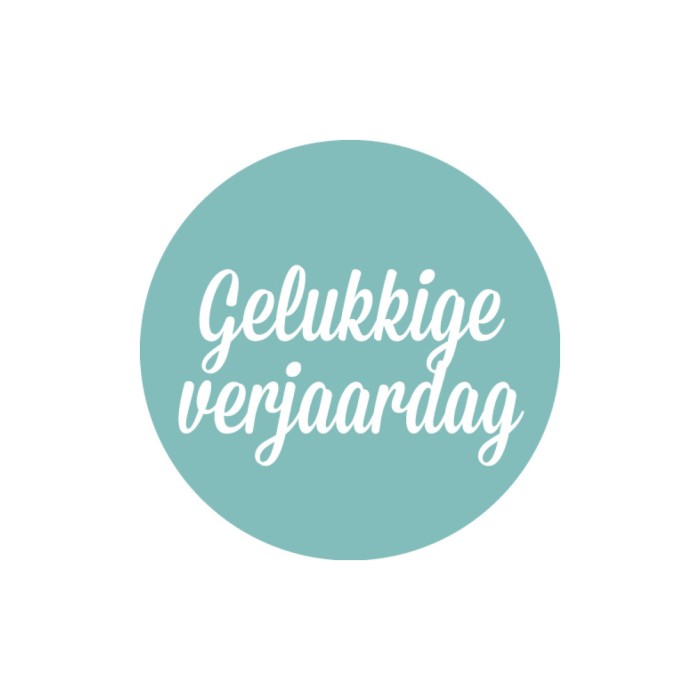 Ronde stickers 4 cm - per 24 stuks - Afbeelding 5