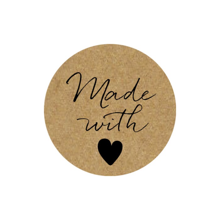 Ronde stickers 4 cm - per 24 stuks