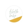 Sluitstickers baby 4 cm - per 24 stuks - Afbeelding 4
