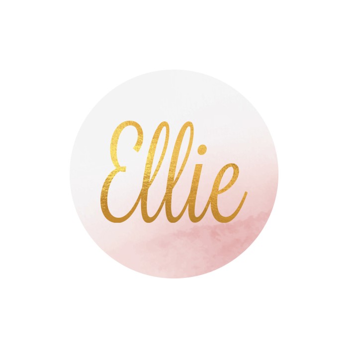 Gepersonaliseerde stickers 4 cm - per 24 stuks - Afbeelding 6
