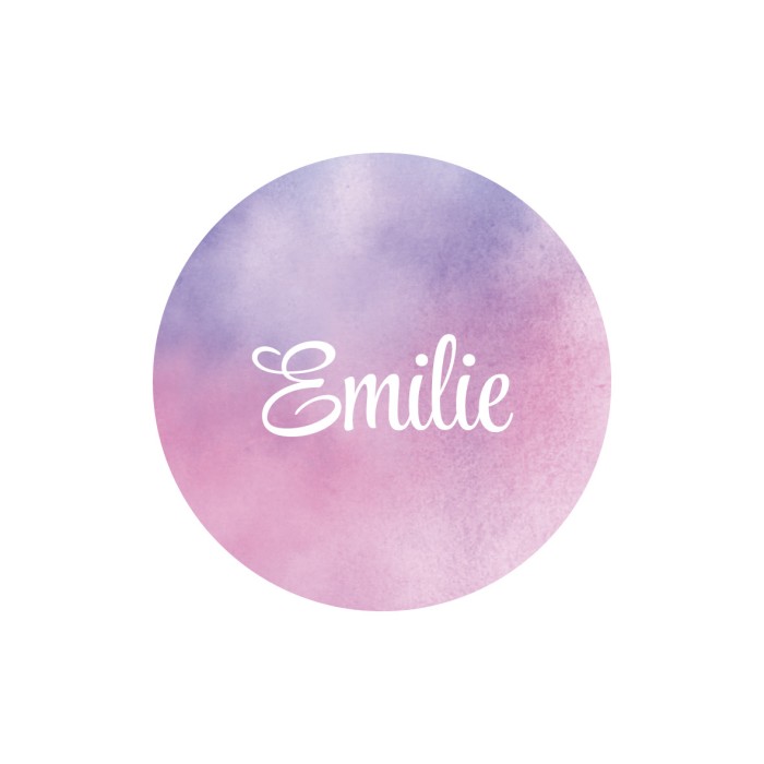 Gepersonaliseerde stickers 4 cm - per 24 stuks