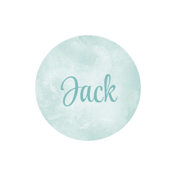 Gepersonaliseerde stickers 4 cm - per 24 stuks - Afbeelding 2