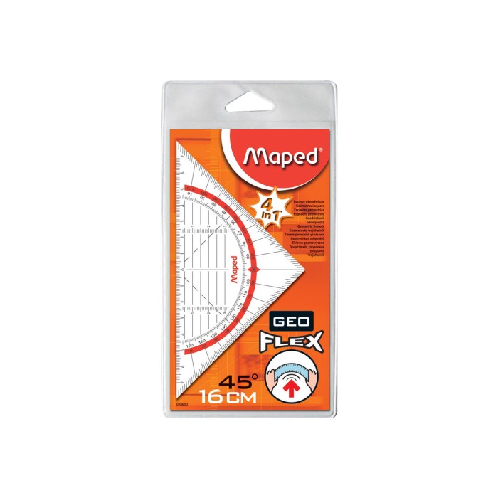 Geodriehoek Maped Geo-Flex