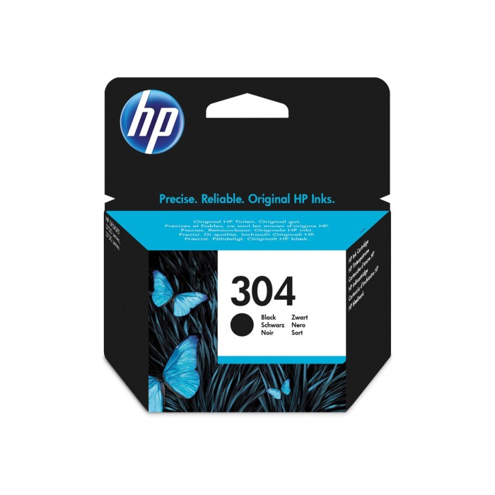 Inktpatroon HP 304 zwart