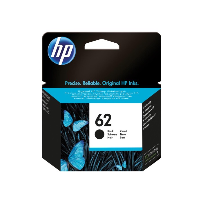 Inktpatroon HP 62 zwart