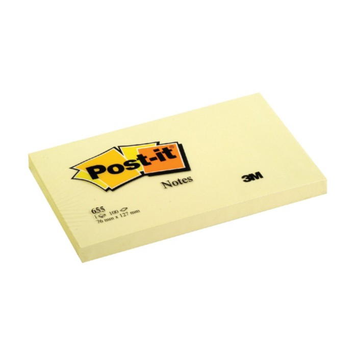 Post-It Notes 76x127 mm geel