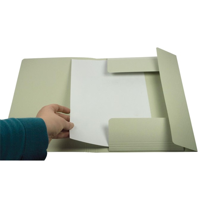Dossiermap met 3 kleppen