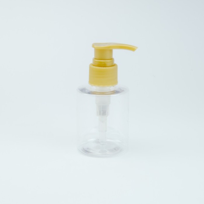 Zeepdispenser transparant/goud