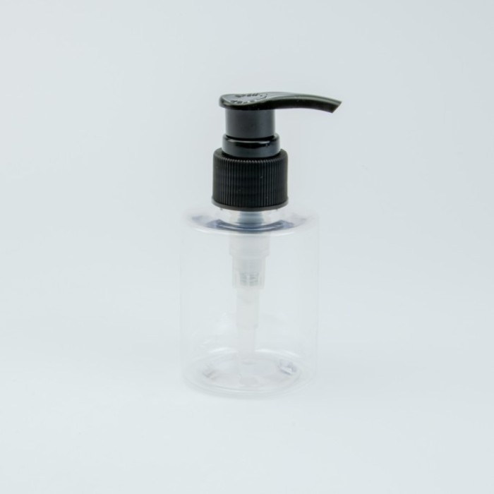Zeepdispenser transparant/zwart
