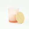 Geurkaarsje met houten deksel - blush - Afbeelding 2