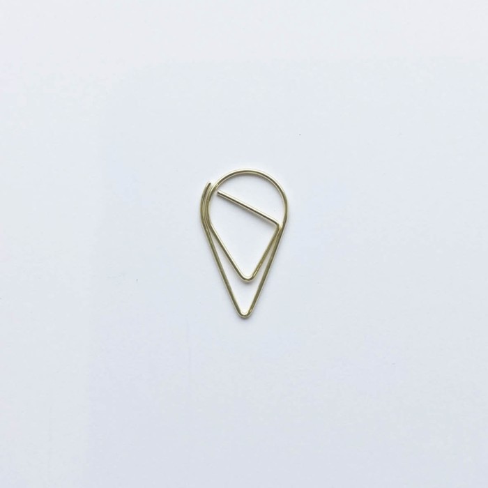 Paperclips druppel goud