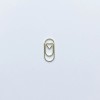 Paperclips mini hartje goud