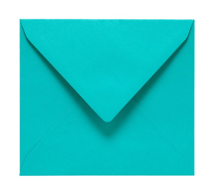 Enveloppe Papicolor turquoise
