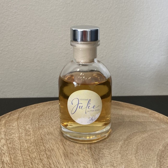 Flesje met zilveren dop - 50 ml