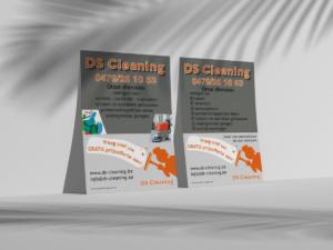 DS cleaning Flyer Mockup PSD