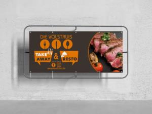 Take Away en Resto Banner Mockup